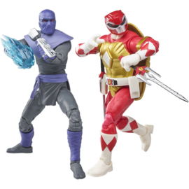 Power Rangers X TMNT Foot Soldier Tommy and Raphael Red Ranger