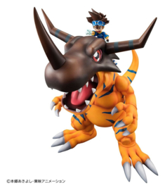 (Pre-order) Digimon Adventure Precious G.E.M. Series PVC Figure Greymon & Taichi Yagami 25 cm (Repeat)