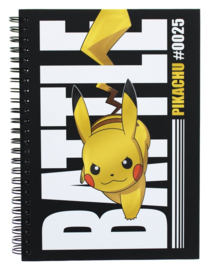 (Pre-order) PokÃ©mon Notebook A5 Battle Pikachu