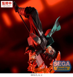 (Pre-order) Demon Slayer: Kimetsu no Yaiba Luminasta PVC Figure Tanjiro Kamado Hinokami Kagura Setting Sun Transformation 15 cm