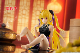 (Pre-order) To Love-Ru Darkness PVC Statue Desktop Cute Figure Golden Darkness  (China Dress Ver.) Renewal 13 cm           