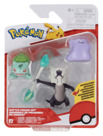 (Pre-order) PokÃ©mon Battle Figure Set Action Figures Bulbasaur, Ditto & Alolan Marowak (3-Pack)