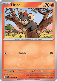 Pokémon TCG - Litleo - Reverse Holo - Chaos Rising - 014/086