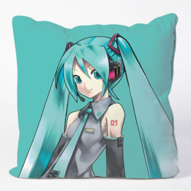 (Pre-order) Vocaloid Pillow Case Hatsune Miku 50 x 50 cm