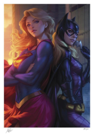 (Pre-order) DC Comics Fine Art Print Supergirl & Batgirl 61 x 46 cm - unframed