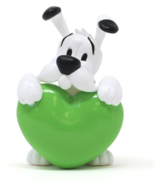 (Pre-order) Asterix PVC Figure Dogmatix Green Heart 4.5 cm