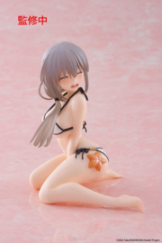 (Pre-order) Uzaki-chan Wants to Hang Out! PVC Statue Desktop Cute Figure Tsuki Uzaki (Swimwear Ver.) 13 cm          