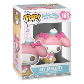 (Pre-order) Sanrio POP! Animation Vinyl Figure Hello Kitty- My Melody (IC) 9 cm 
