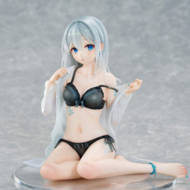 Original Character PVC Statue 1/7 Silver-Haired Girl Sky Blue Morning Special Outfit Ver. by Fuumi Illustration 16 cm 