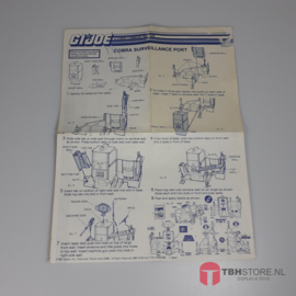 G.I. Joe Cobra Surveillance Port Instructions