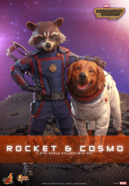 (Pre-order) Guardians of the Galaxy Vol. 3 Movie Masterpiece Action Figuren 1/6 Rocket & Cosmo 16 cm
