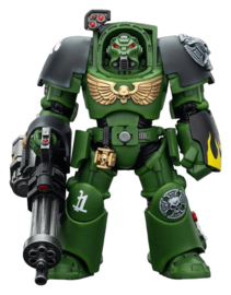 (Pre-order) Warhammer 40,000 Action Figure Salamanders Terminator 3 with Power Fist and Assault Cannon 14 cm