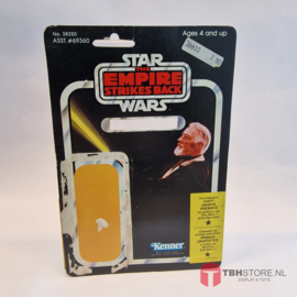 Vintage Star Wars Cardback Obi-Wan Kenobi Yellow Clipper Wrap