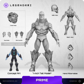 PRE-ORDER Legendari Actionfigur 1/10 Prime 18 cm