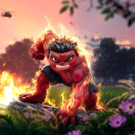 Captain America 4 Mini Co. PVC Figure Red Hulk 16 cm   