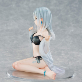 Original Character PVC Statue 1/7 Silver-Haired Girl Sky Blue Morning Special Outfit Ver. by Fuumi Illustration 16 cm 