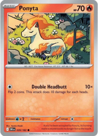 Pokémon TCG - Ponyta - Destined Rivals - 029/182 Reverse Holo