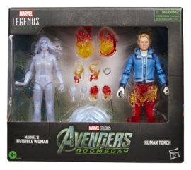 (Pre-order) Avengers: Doomsday Marvel Legends Action Figure 2-Pack Marvel's Invisible Woman & Human Torch 15 cm