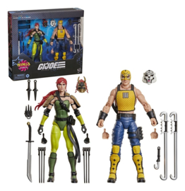 (Pre-order) G.I. Joe Classified Series Action Figure 2-Pack #212 Ninja Force Scarlett & T'Jbang 15 cm