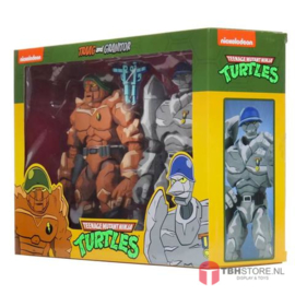 Teenage Mutant Ninja Turtles (TMNT) 2-Pack Traag & Granitor