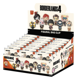 (Pre-order) Borderlands 3D PVC Bag Clips Series 1 Blind Bag Display (24)