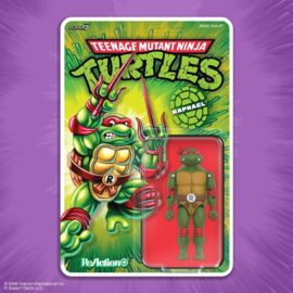 (Pre-order) Teenage Mutant Ninja Turtles ReAction+ Action Figure Wave 01 Raphael
