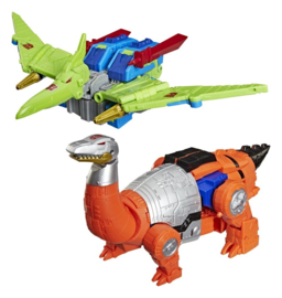 (Pre-order) Transformers Age of the Primes Leader Class Action Figure 2-Pack G2 G2 Dinobot Swoop &amp; G2 Dinobot Sludge 19 cm