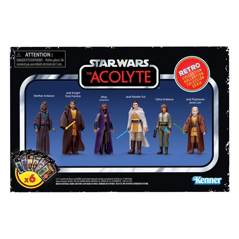 (Pre-order) Star Wars: Acolyte Retro Collection Action Figure 6-Pack 10 cm