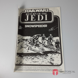 Vintage Star Wars ROTJ Snowspeeder met BI-Logo doos