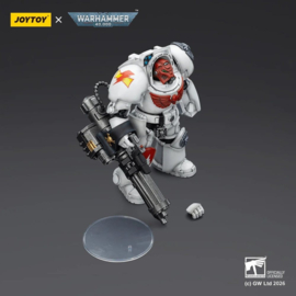 (Pre-order) Warhammer 40,000 Action Figure White Scars Terminator 3 with Power Fist and Assault Cannon 14 cm