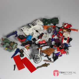 Lot Action Figures and parts Transformers and Transformers KO