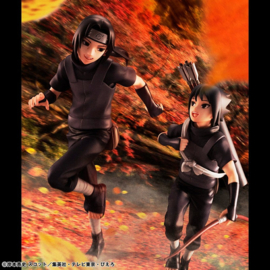 (Pre-order) Naruto Shippuden G.E.M. Series PVC Figures 2-Pack Itachi Uchiha & Sasuke (Repeat)