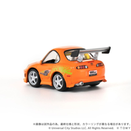 (Pre-order) Fast & Furious Q-Village Vehicle with mini-figure Toyota Supra JZA80 9 cm