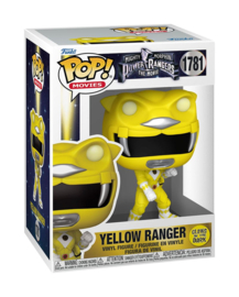 Mighty Morphin Power Rangers: The Movie POP! Movies Vinyl Figures Yellow Ranger (GITD) 9 cm