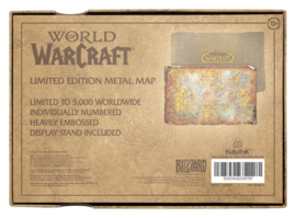 (Pre-order) World of Warcraft Replica Metal Map of Azeroth Limited Edition 12 x 18 cm
