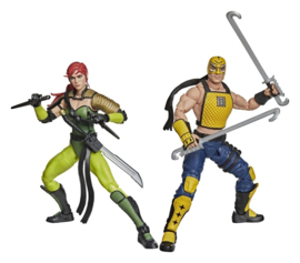 (Pre-order) G.I. Joe Classified Series Action Figure 2-Pack #212 Ninja Force Scarlett & T'Jbang 15 cm