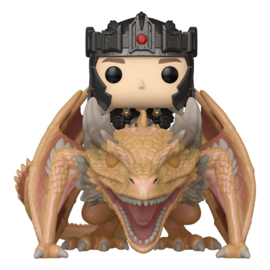 (Pre-order) House of the Dragon POP! Rides Vinyl Figure Aegon Targaryen w/ Sunfyre 14 cm