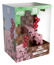 (Pre-order) Minecraft Vinyl Figure Pig Family 8 cm       