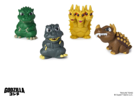 (Pre-order) Godzilla Toho Fun! Fun! Mini Figures Wave 01 Blind Box Display (9)