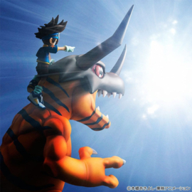 (Pre-order) Digimon Adventure Precious G.E.M. Series PVC Figure Greymon & Taichi Yagami 25 cm (Repeat)