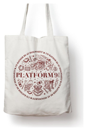 (Pre-order) Harry Potter Tote Bag Platform 9 3/4 Cotton