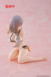(Pre-order) Uzaki-chan Wants to Hang Out! PVC Statue Desktop Cute Figure Tsuki Uzaki (Swimwear Ver.) 13 cm          
