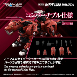 (Pre-order) Zoids Plastic Model Kit 1/100 RMZ-015 Saber Tiger Raven Special 19 cm         