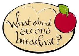 (Pre-order) Lord of the Rings Magnet What About Second Breakfast? (Enamel) 7 cm 