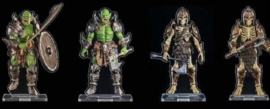 (Pre-order) Mythic Legions Acrylic Standees 4-Pack Villainous Set A 3 cm