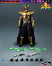 (Pre-order) Mighty Morphin Power Rangers Shattered Grid  FigZero Action Figure 1/6 Lord Drakkon Evo III 30 cm