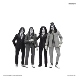 (Pre-order) KISS Action Figures 4-Pack Dressed to Kill Album Cover 18 cm