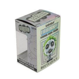 (Pre-order) Beetlejuice Beetlejuice Bhunny Flocked Vinyl Figure Beetlejuice Striped Suit 10 cm