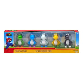 PRE-ORDER World of Nintendo Super Mario Mini Figure 5-Pack Super Mario Wiggler, Mario und Luigi 6 cm