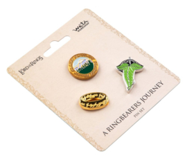 (Pre-order) The Lord of the Rings Trilogy Pin Set A Ringbearer's Journey